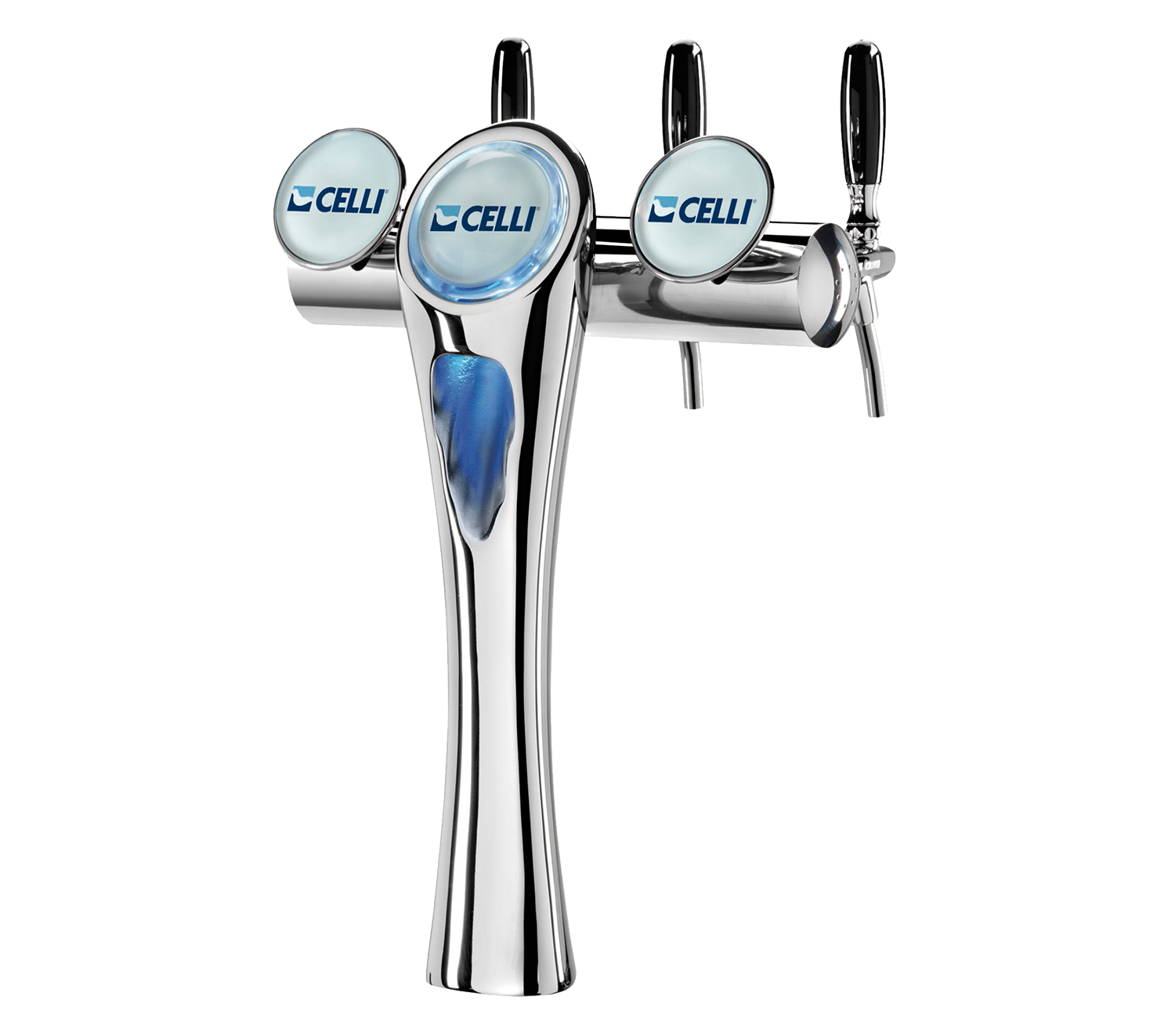 CELLI Eos T3 - Three way draft beer tower