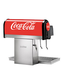 Coca-Cola soft drink dispenser solutions by Celli