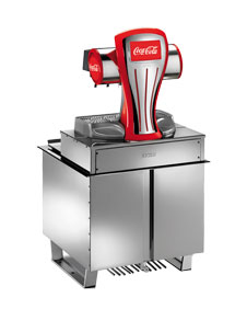 Coca-Cola soft drink dispenser solutions by Celli