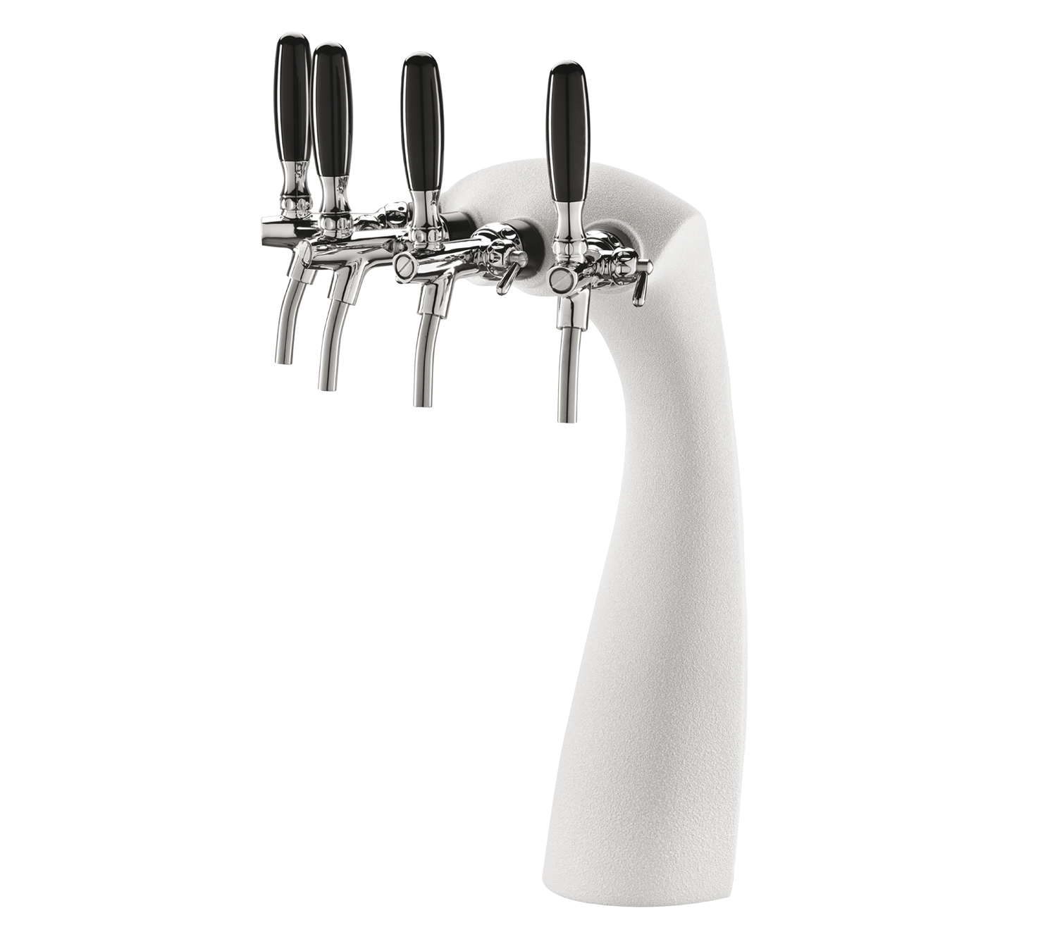 CELLI Delta 4 - Four-way dispensing beer tower