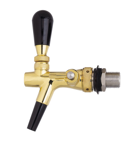 CELLI FC2 Eco - Gold-plated brass tap with compensator