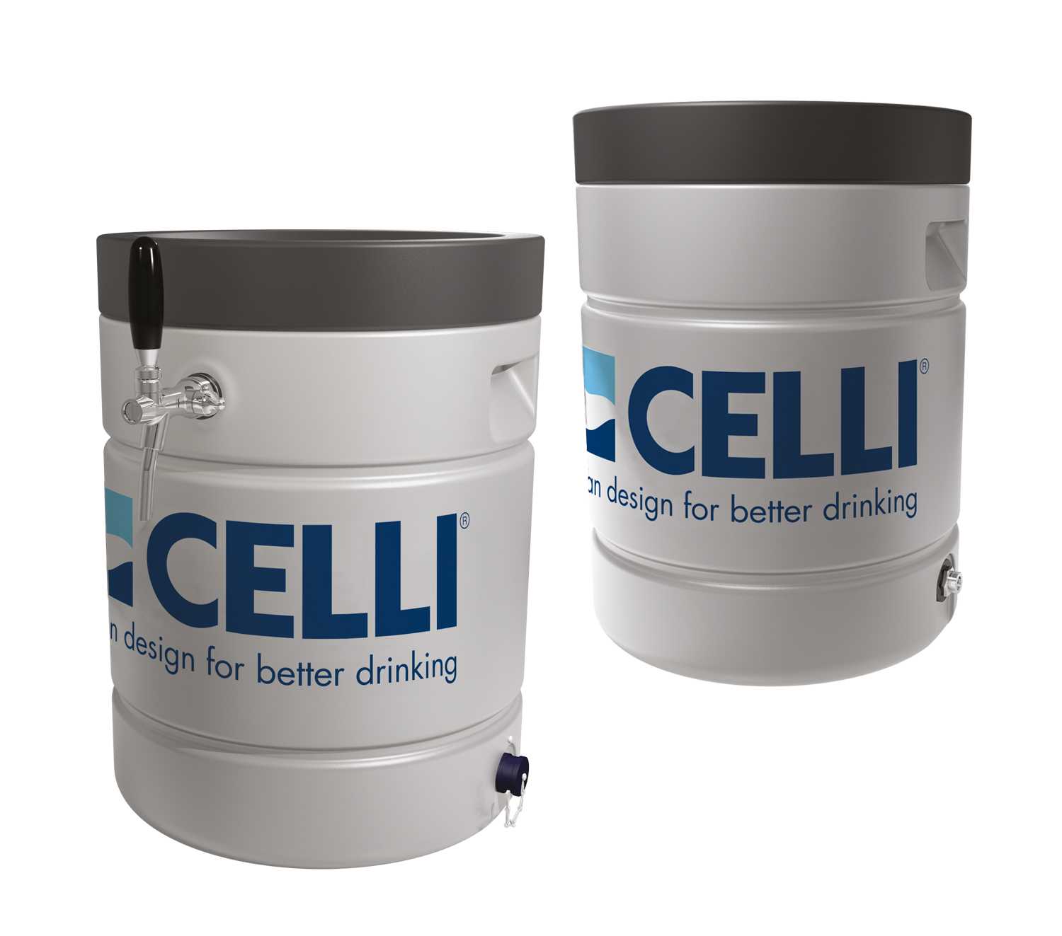 CELLI Cool Keggy - Dispensador con forma de barril