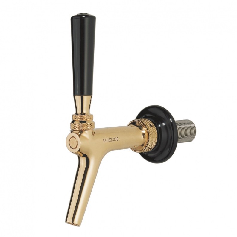 CELLI BT 1500 - Gold-plated stainless steel beer tap